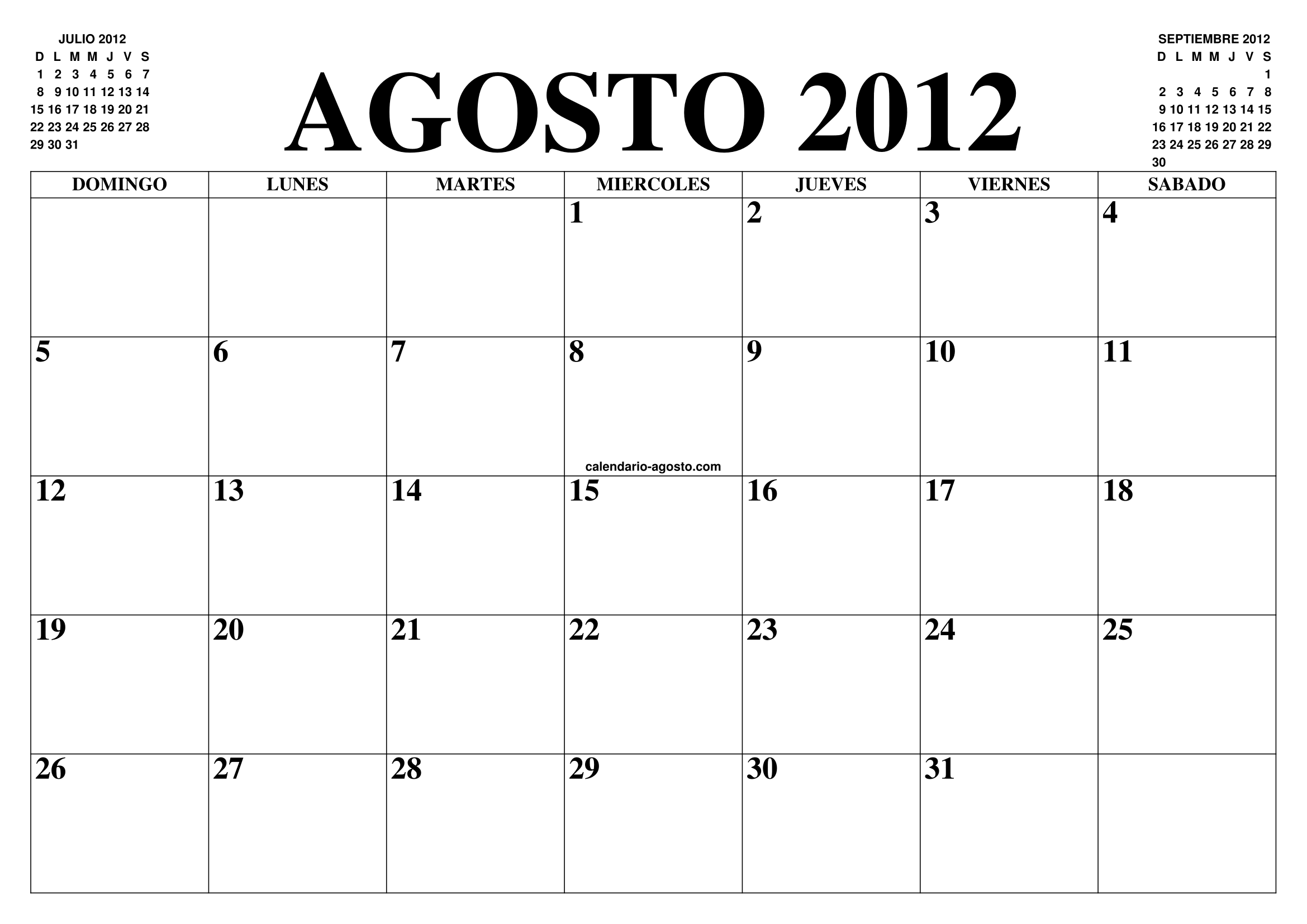 agosto, 2012