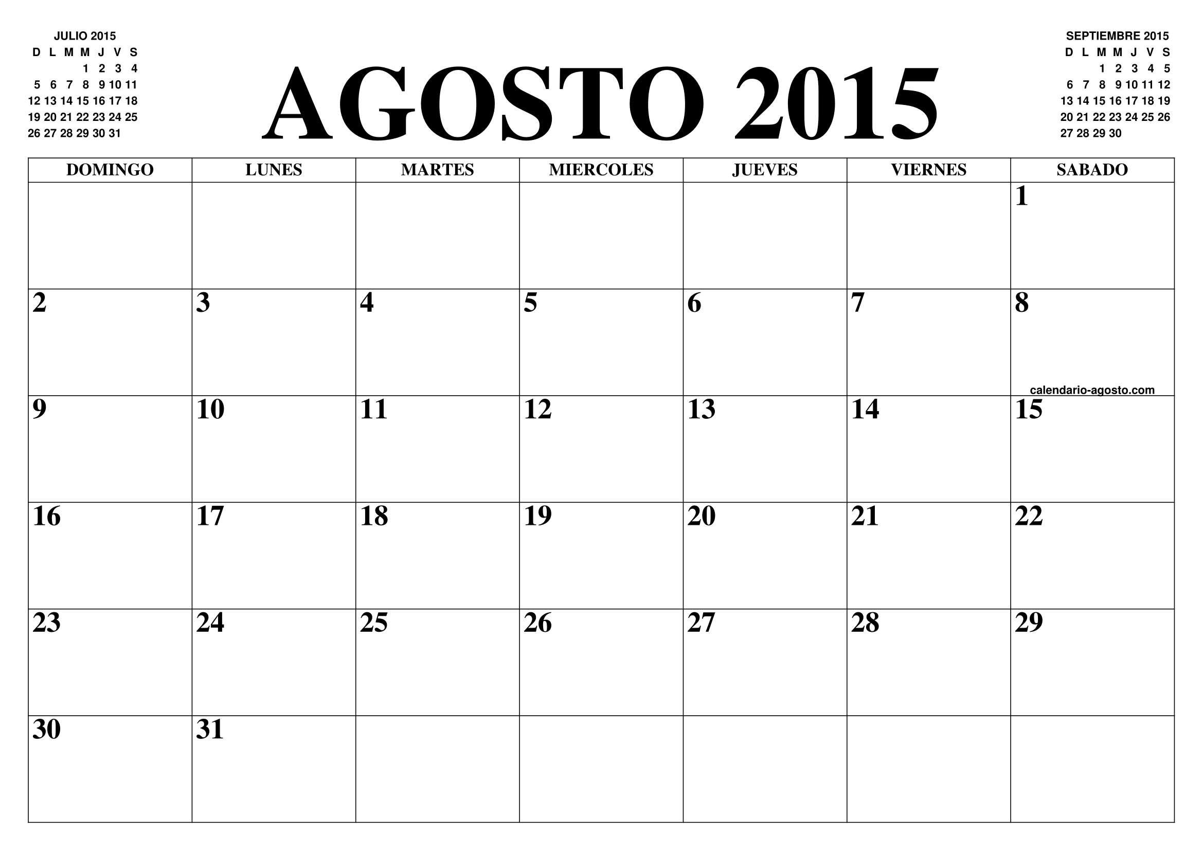 agosto, 2015